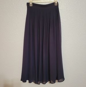 Forever 21 Navy Maxi Skirt